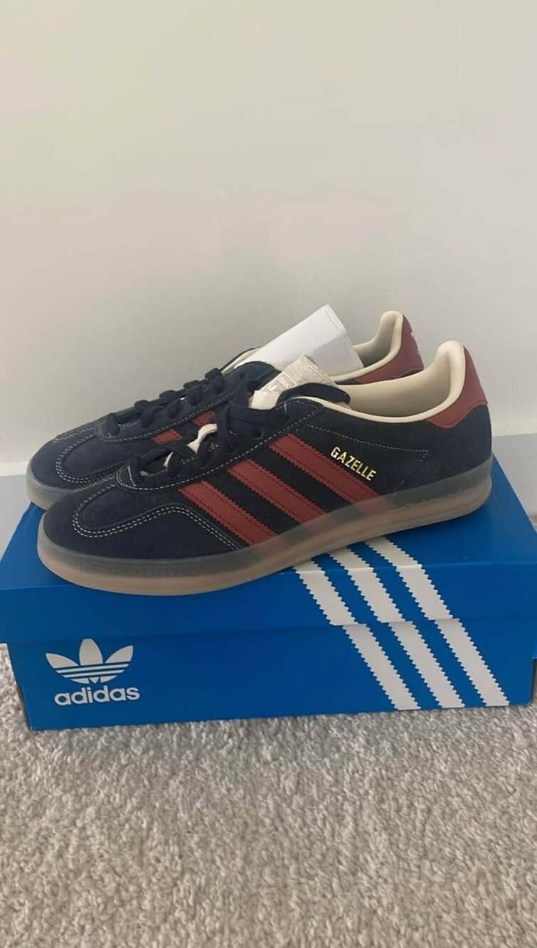 Adidas Gazelle Indoor Size 8 Men Legend Ink Brand New in Box